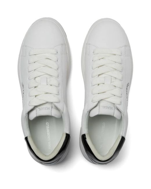 Karl Lagerfeld White Rue St-Guillaume Kapri Lug Sneakers for men