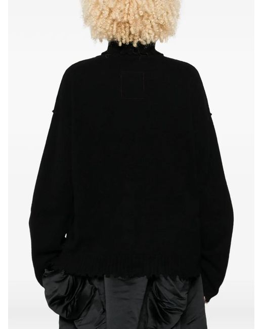 Uma Wang Black Pull En Cachemire