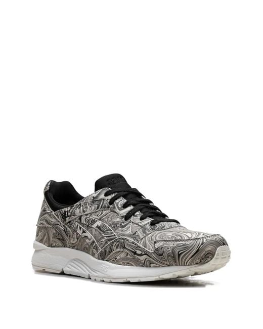 Asics Gray Gel Lyte V Lace-Up Sneakers