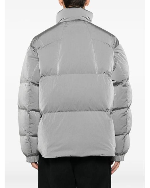 Goldwin Gray Doudoune Dope Ripple À Fermeture Zippée for men