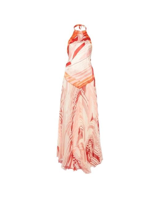 Raquel Diniz Pink Marika Pleated Skirt And Top Set