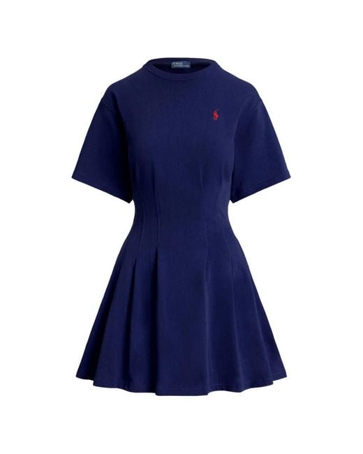 Polo Ralph Lauren Blue Shaped Cotton Dress