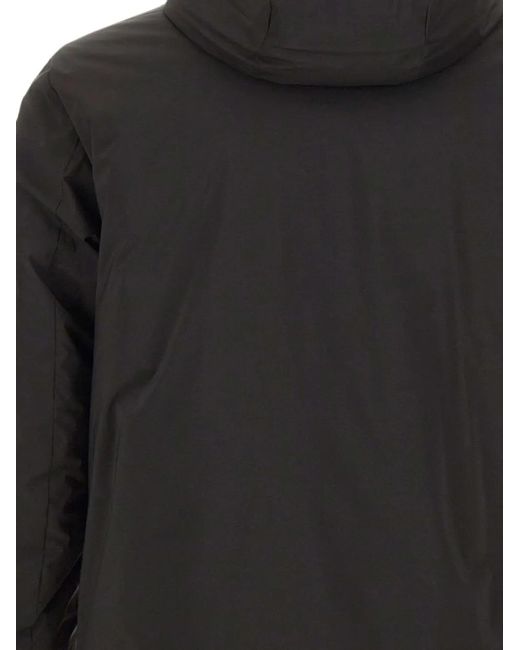 Colmar Black Hooded Drawstring-Hem Parka for men