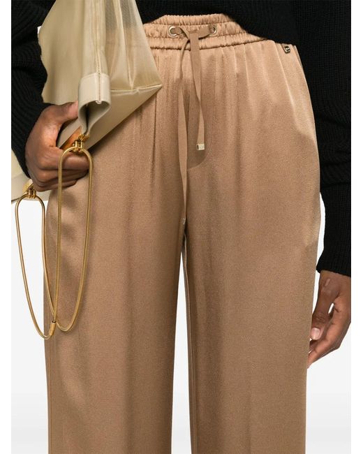 Herno Natural Crepe Trousers