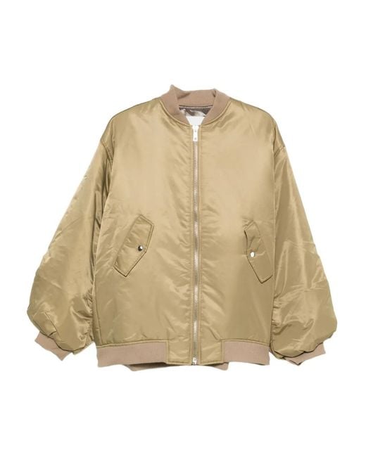 Frankie Shop Natural Astra Bomber Jacket
