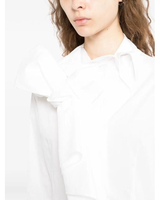 Yohji Yamamoto White Tie Shirt