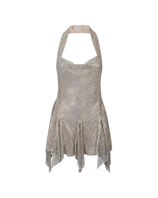 POSTER GIRL White Munroe Mojito Halter Embellished Dress