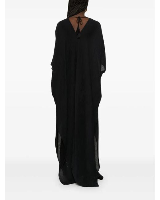Taller Marmo Black Rio Maggiore Kaftan Dress