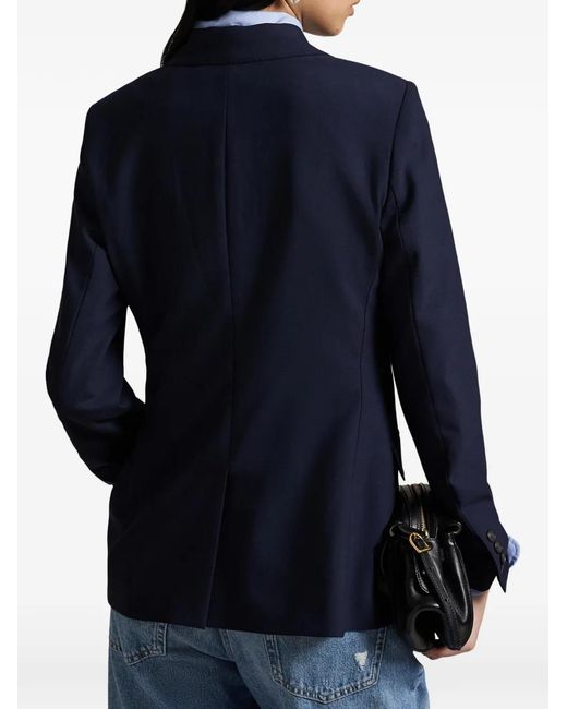 Polo Ralph Lauren Blue Wool Blazer