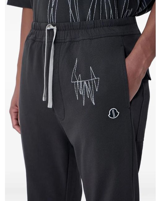 Moncler Black Logo Trousers