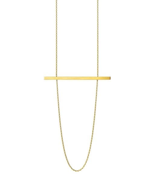 Shihara White 18Kt Bar Necklace