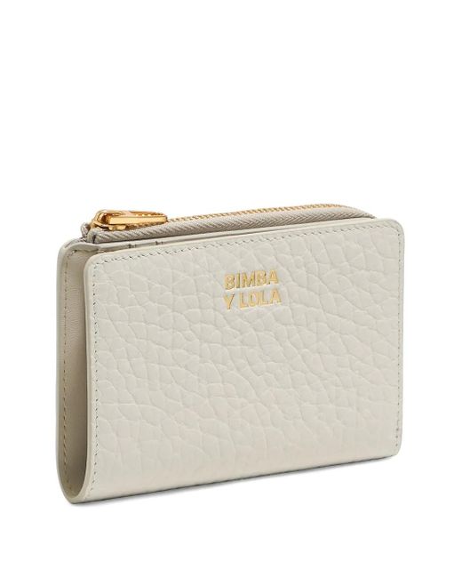 Bimba Y Lola Natural Logo-Stamp Wallet