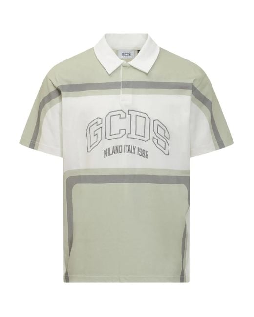Gcds Gray T-Shirt Polo for men