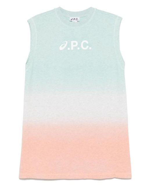 A.P.C. Green Valey Mini Dress