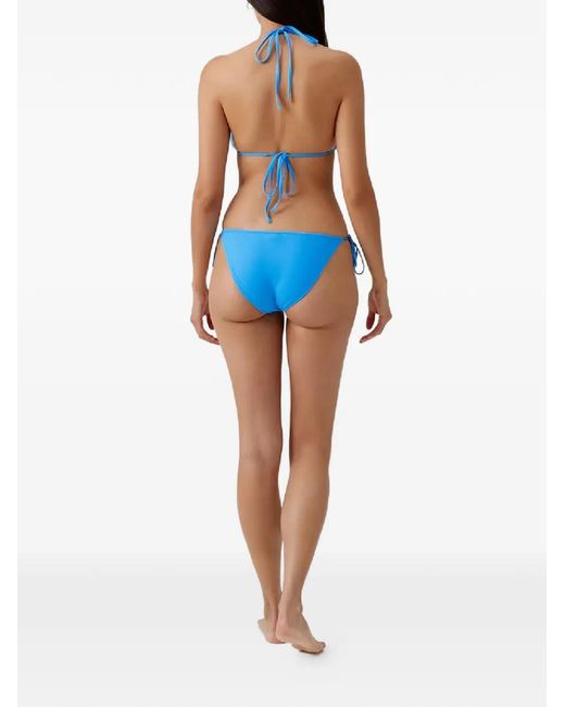 Melissa Odabash Blue Malibu Bikini Top