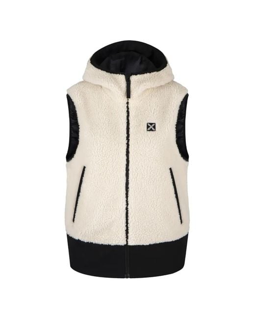Montura Black Fleece-Texture Hooded Jacket
