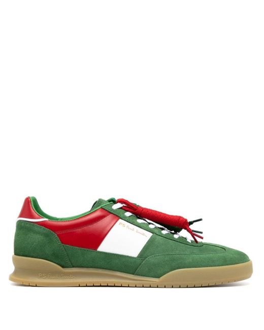 PS by Paul Smith Low-top lace-up sneakers in Green für Herren
