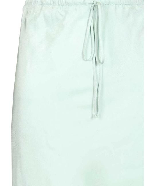 Forte_forte Green Drawstring Midi Skirt