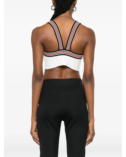 J.Lindeberg Black Nori Knit Crop Top
