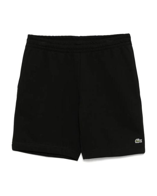 Lacoste Fleece-Shorts in Black für Herren
