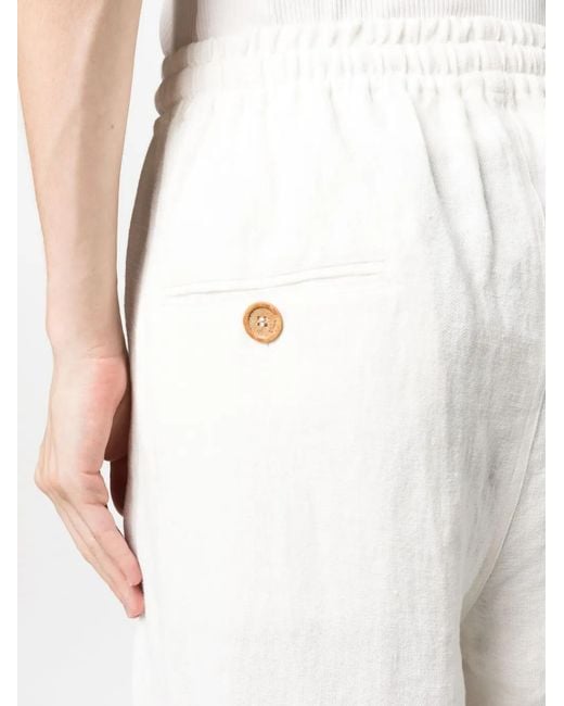 Pantalon À Coupe Ample Commas pour homme en coloris White