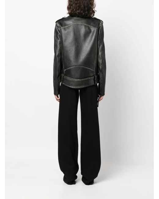 Off-White c/o Virgil Abloh Black Biker Jacket