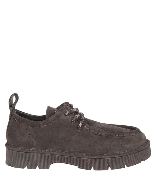 Pànchic Leren Derby Schoenen in het Brown voor heren