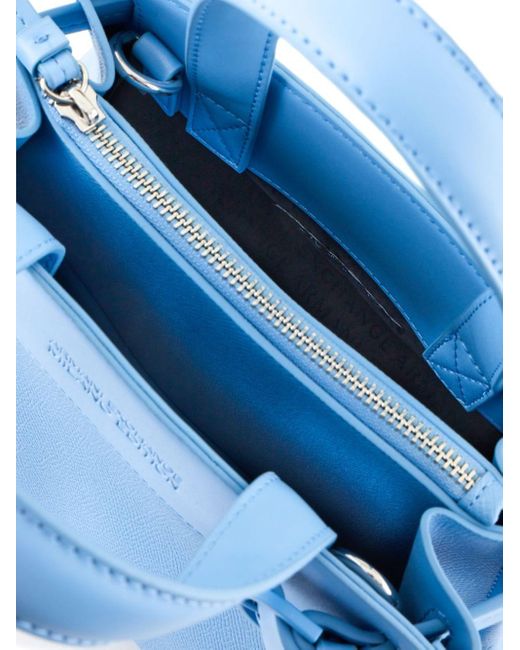 Armani Exchange ロゴ トートバッグ Blue