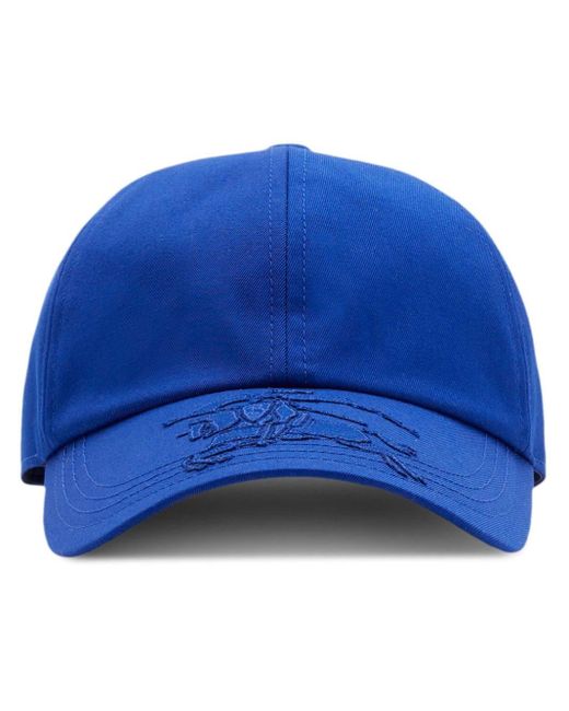 Burberry Blue Ekd-embroidered Baseball Cap for men