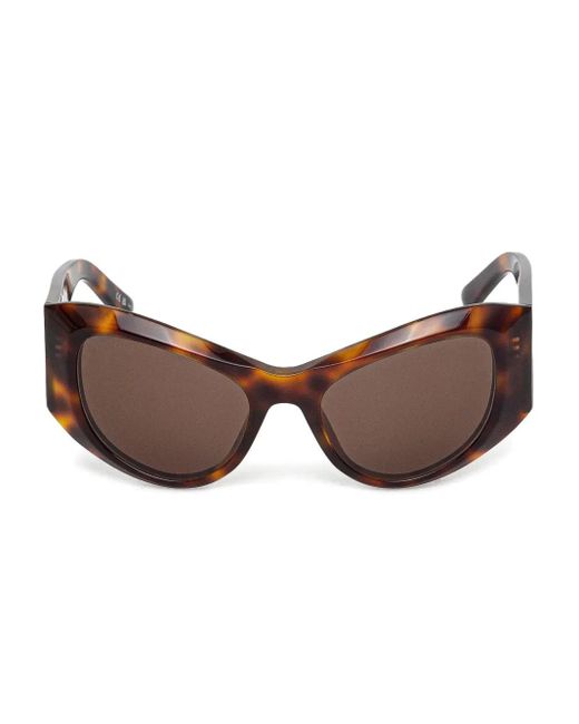 Balenciaga Brown Bossy Tortoiseshell-Frame Sunglasses