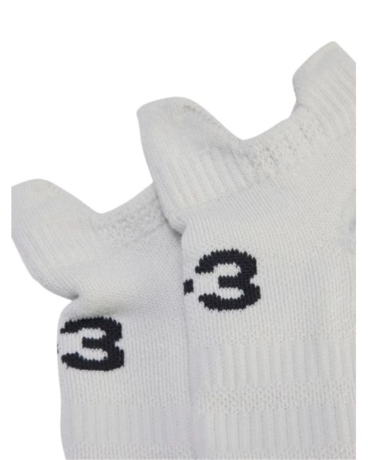 Y-3 White Logo-Detail Socks for men