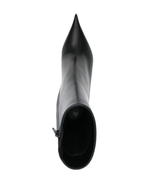 Mugler Black Stiefel aus Leder 95mm