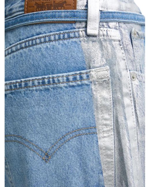 Levi's Jeans Met Zijvlak in het Blue
