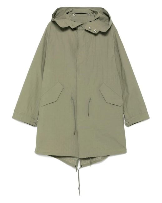 Givenchy Green Monogram 72-Jacquard Coat for men