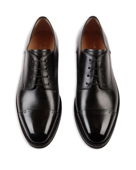 Bally Black Scribe Un Derby Shoes for men