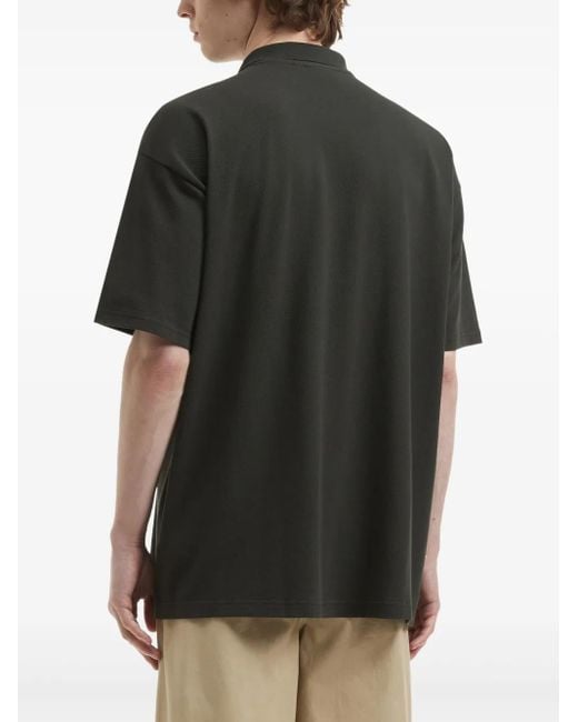 Chocoolate Black X Russell Athletic Logo-Patch Polo Shirt for men