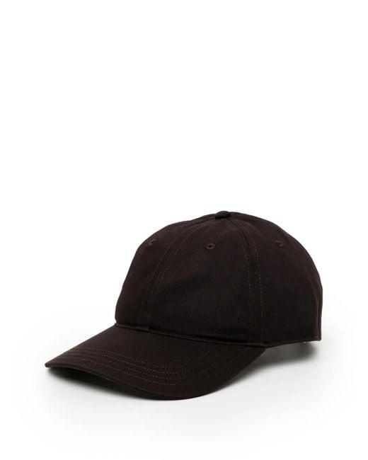 Lacoste Black Logo-Patched Cap