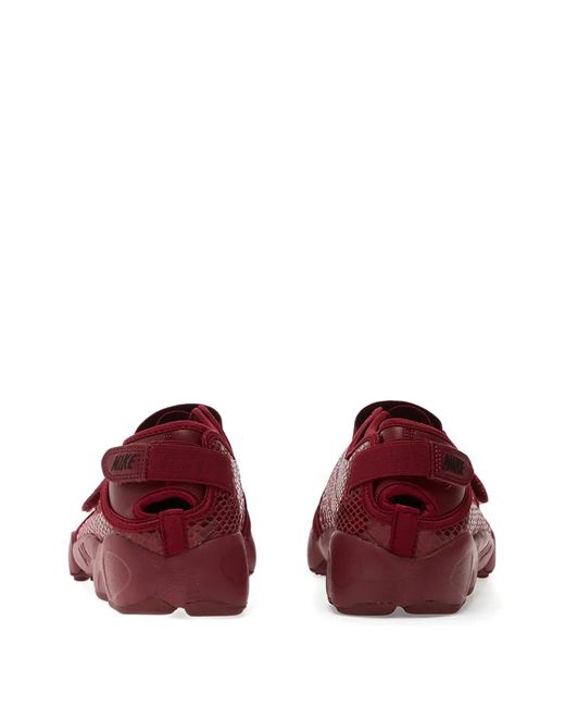 Nike Red Air Rift Embossed Strap Sneakers