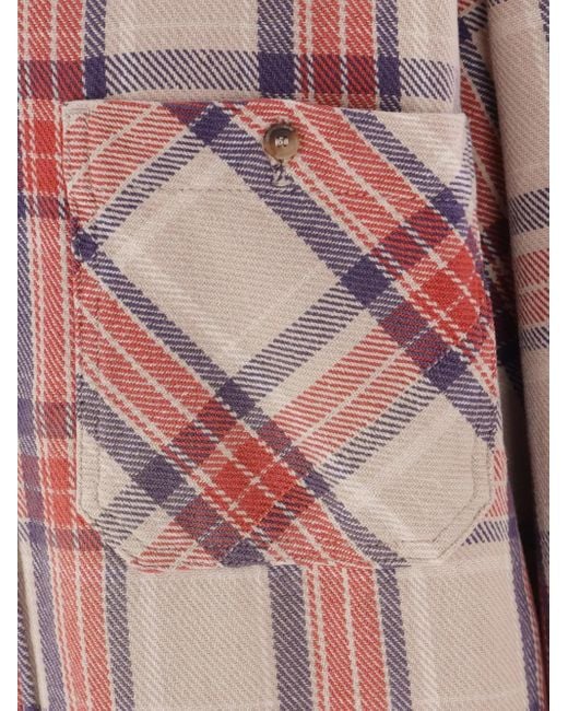 Haikure Red Checked Pocket Shirt