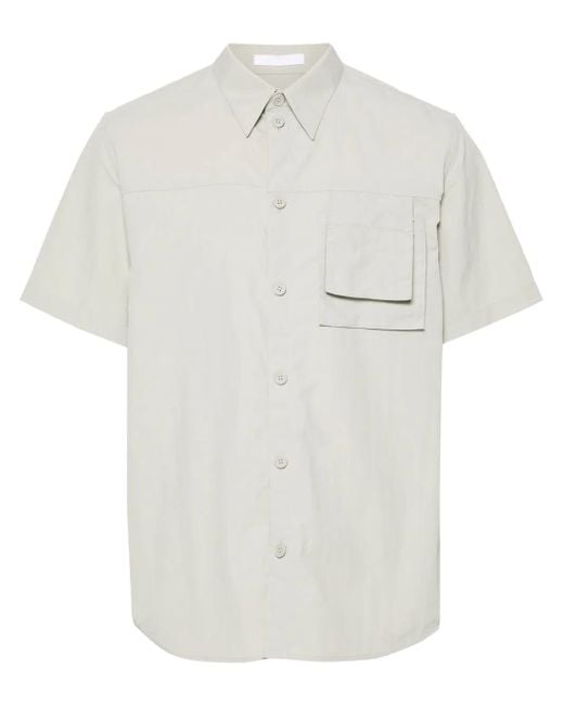 Helmut Lang White Utility-Pocket Shirt for men