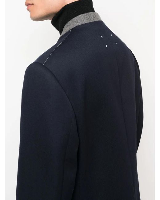 Maison Margiela Blue Cavalry Coat for men