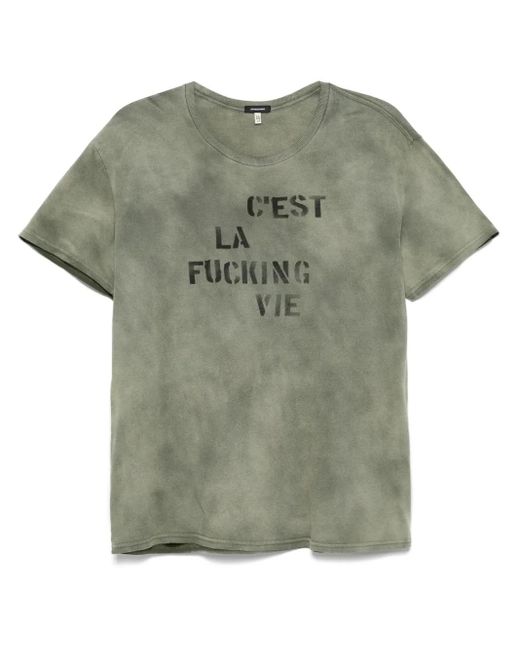 R13 グラフィック Tシャツ Green