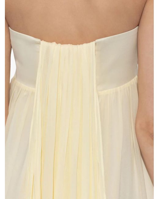 Posse White Solene Strapless Maxi Dress