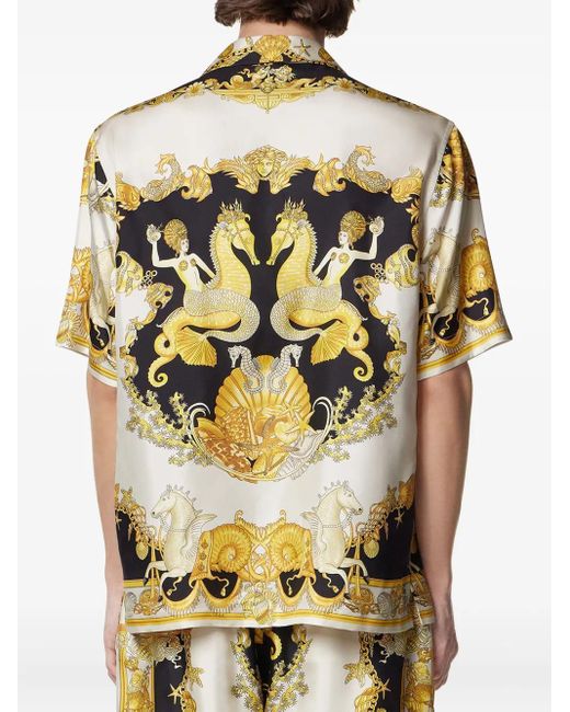 Camicia di Versace in Metallic da Uomo