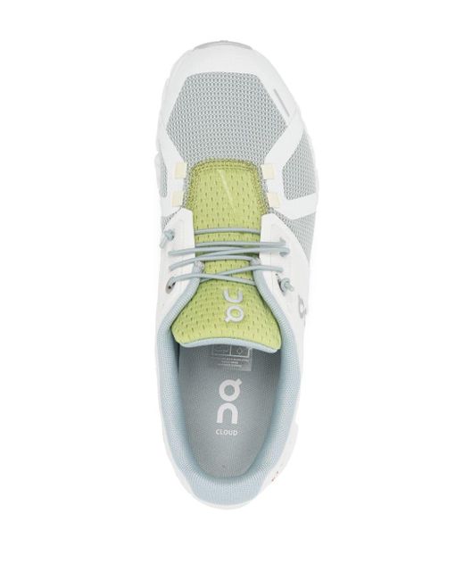 On Shoes White Cloud 5 Push Panelled-design Sneakers