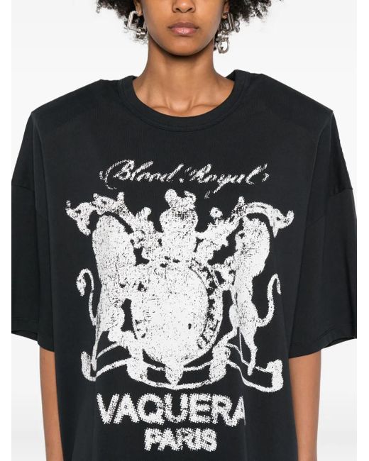 VAQUERA グラフィック Tシャツ Black