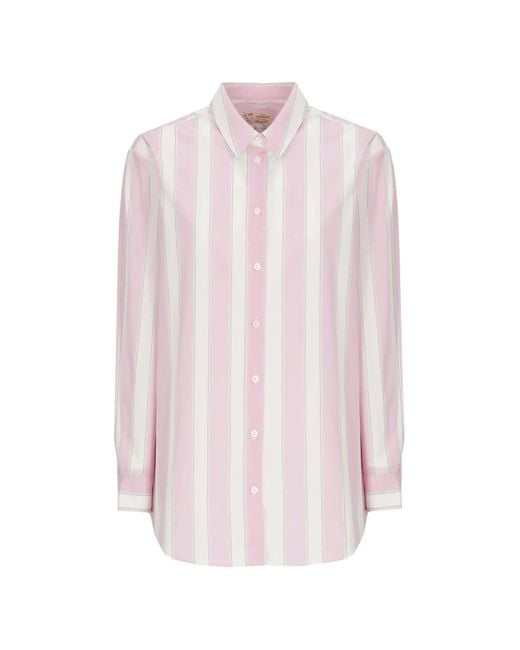 Mc2 Saint Barth Pink Brigitte Striped Shirt