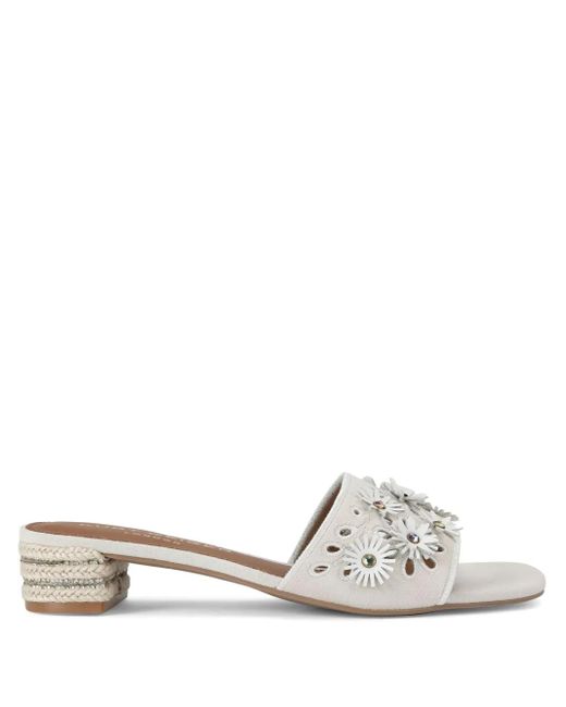 Kurt Geiger Flower 40mm サンダル White