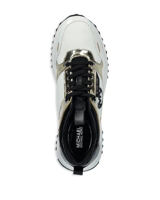 MICHAEL Michael Kors Black Metallic-Panel Sneakers