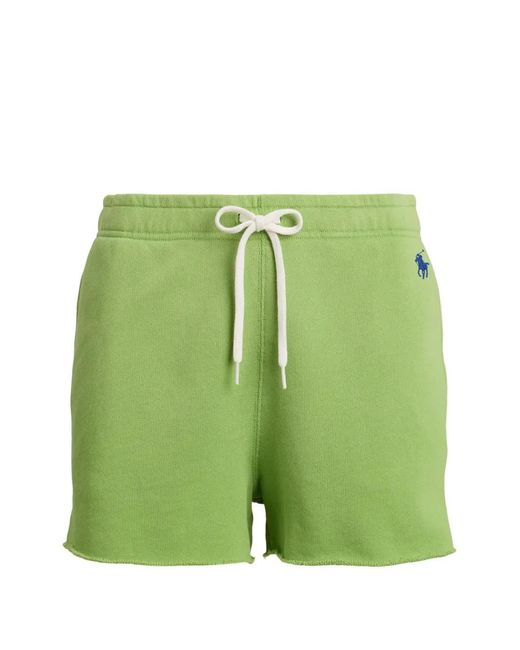 Polo Ralph Lauren Green Polo Pony-Embroidered Drawstring-Waist Shorts